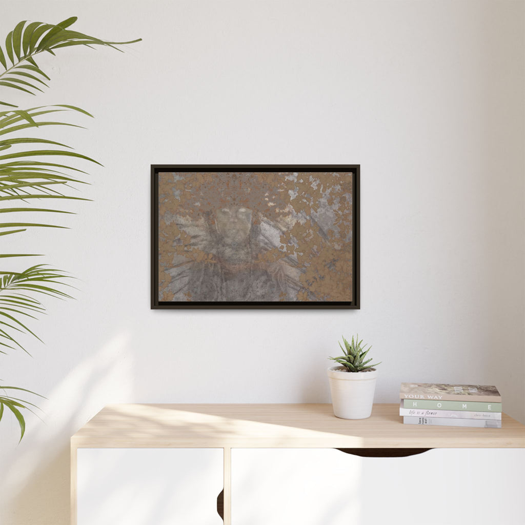Quan Yin Metallic Canvas (Framed)