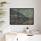 Urban River Rust Matte Canvas (Framed)