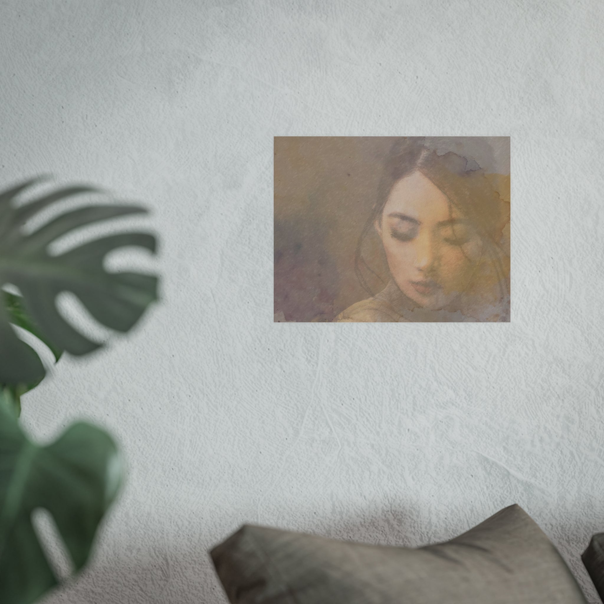Reading the Leaves Poster – Cosmic Mandala Satin/Matte Art Print