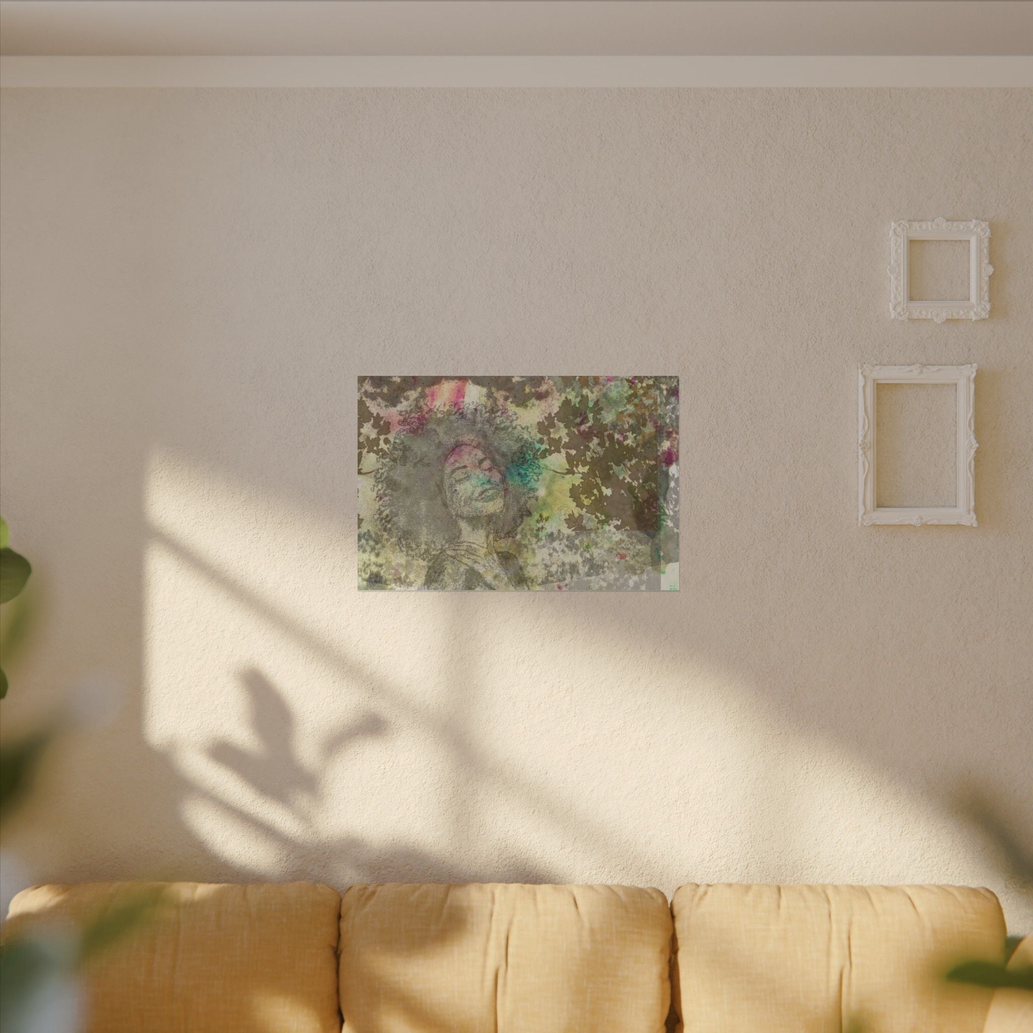 Joy Watercolor Poster — Textured Matte Art Print