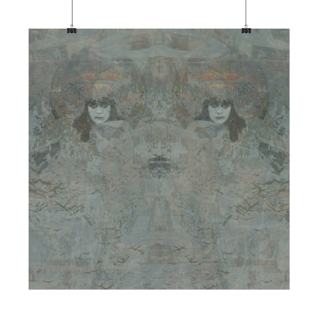 Winter Wonder Textured Watercolor Matte Poster Art Print