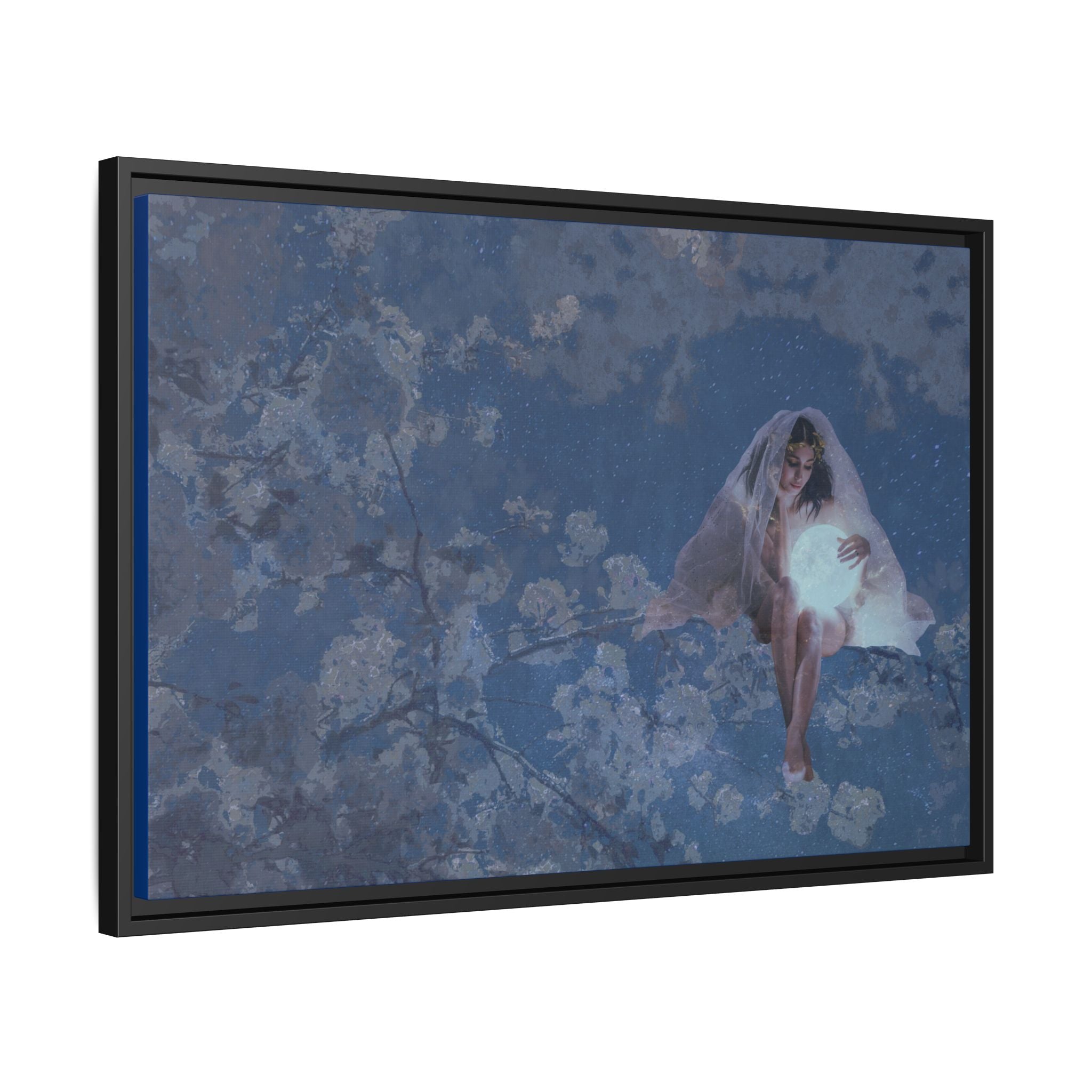 Blue Moon Canvas (Framed)