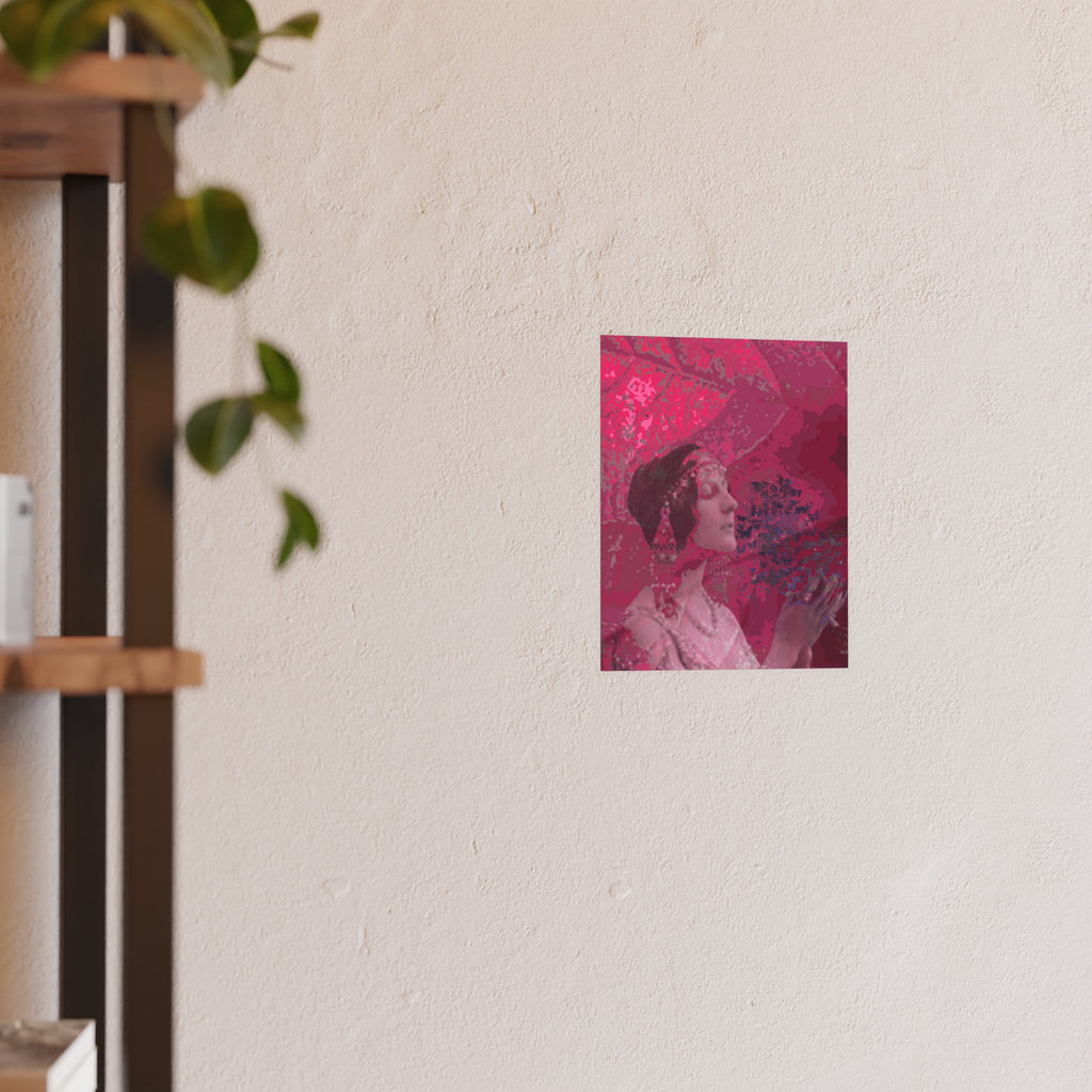 Vibrant Memory Poster – Cosmic Mandala Satin/Matte Art Print