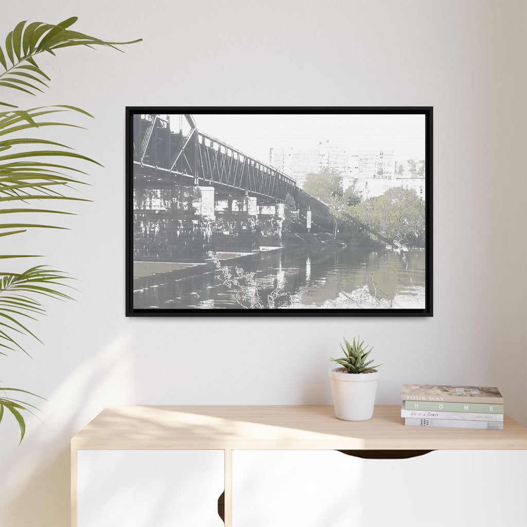 Urban Bridge Canvas (Framed)