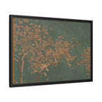 Golden Magnolia Canvas (Framed)
