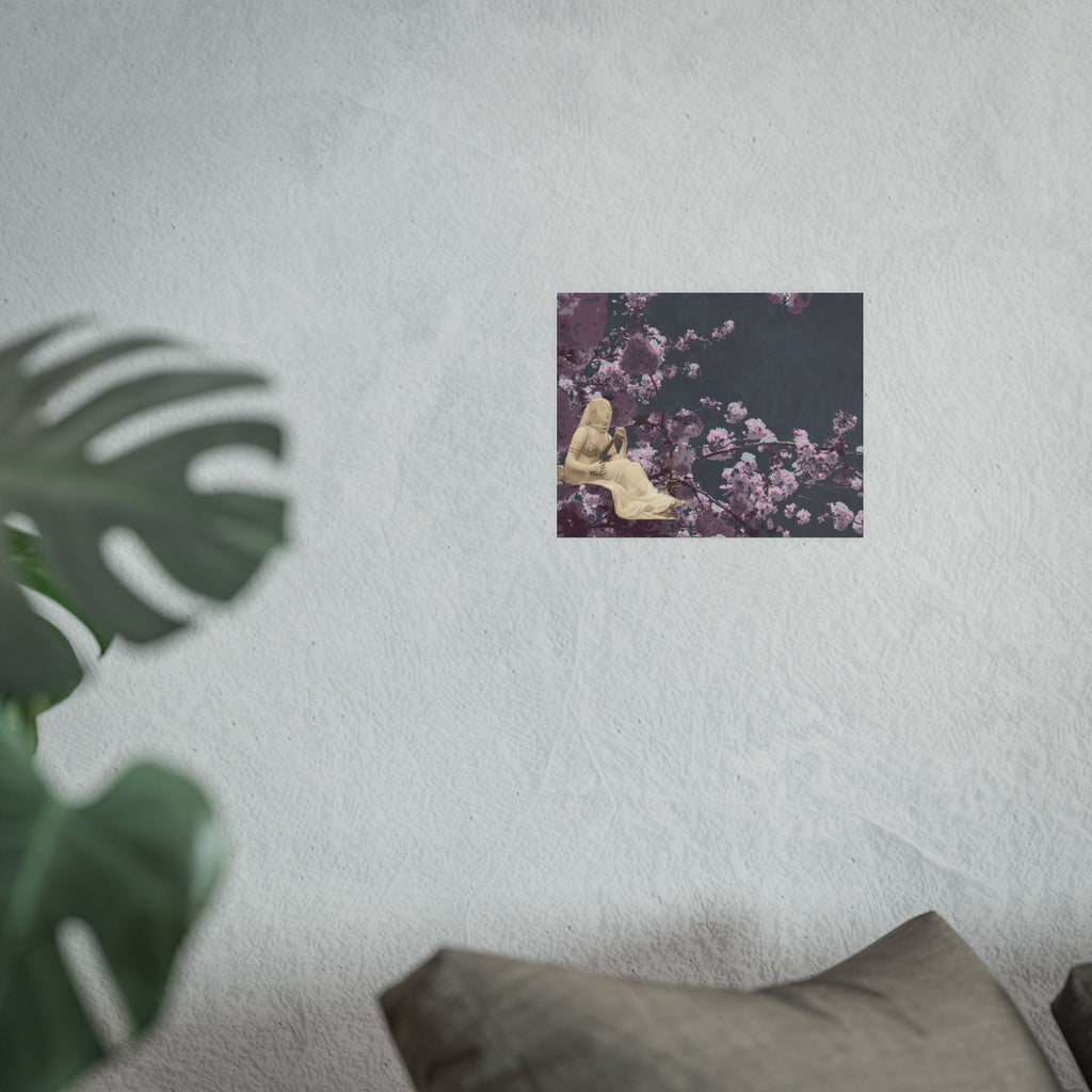 Spring Fairy Poster – Cosmic Mandala Satin/Matte Art Print