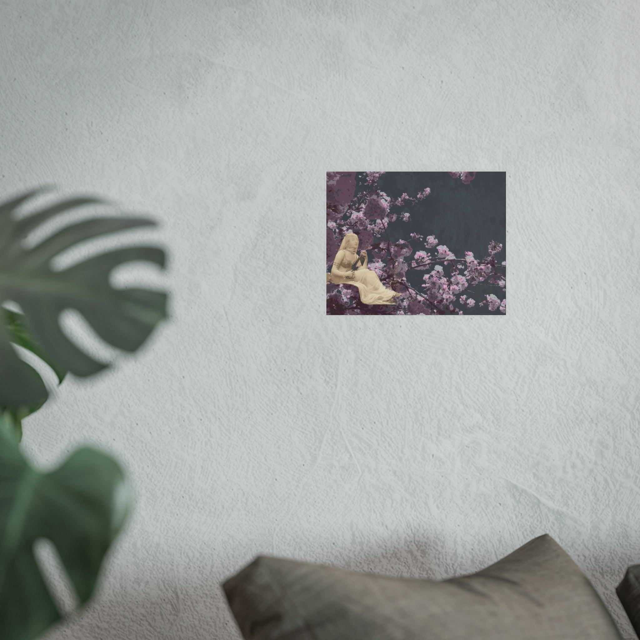 Spring Fairy Poster – Cosmic Mandala Satin/Matte Art Print