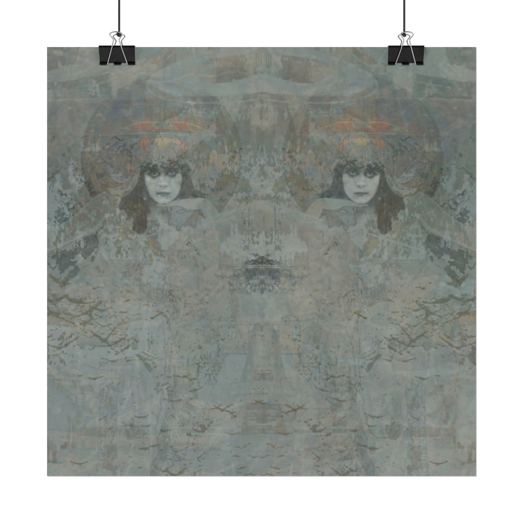 Winter Wonder Textured Watercolor Matte Poster Art Print
