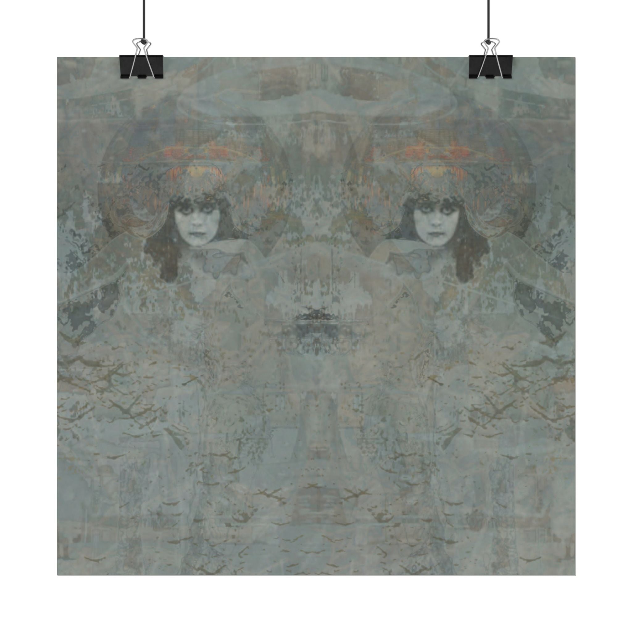 Winter Wonder Textured Watercolor Matte Poster Art Print
