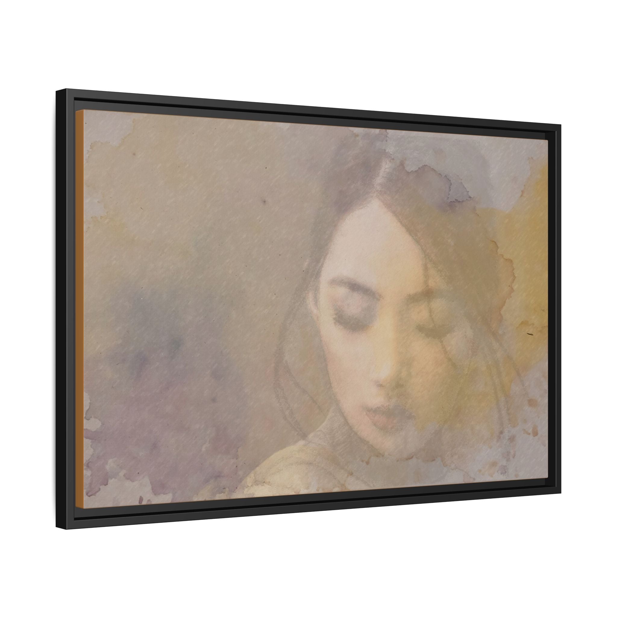Reading the Leaves Matte Canvas (Framed)