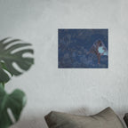Blue Moon Poster – Cosmic Mandala Satin/Matte Art Print