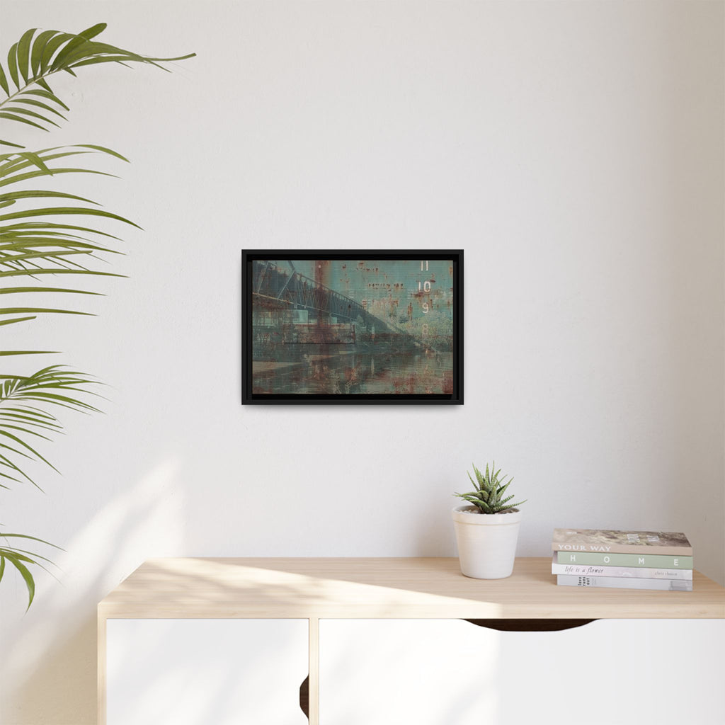 Urban River Rust Matte Canvas (Framed)