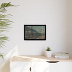 Urban River Rust Matte Canvas (Framed)