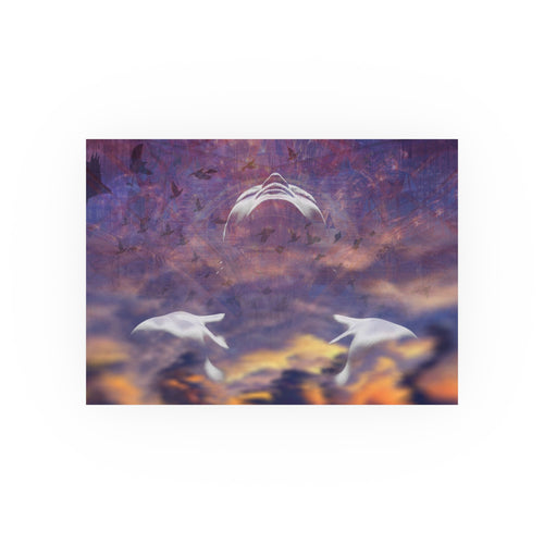 Becoming Geometry Poster – Cosmic Mandala Satin/Matte Art Print