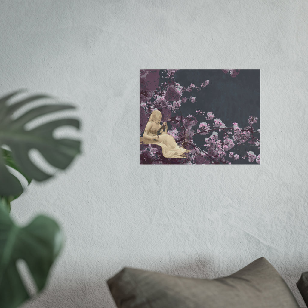 Spring Fairy Poster – Cosmic Mandala Satin/Matte Art Print