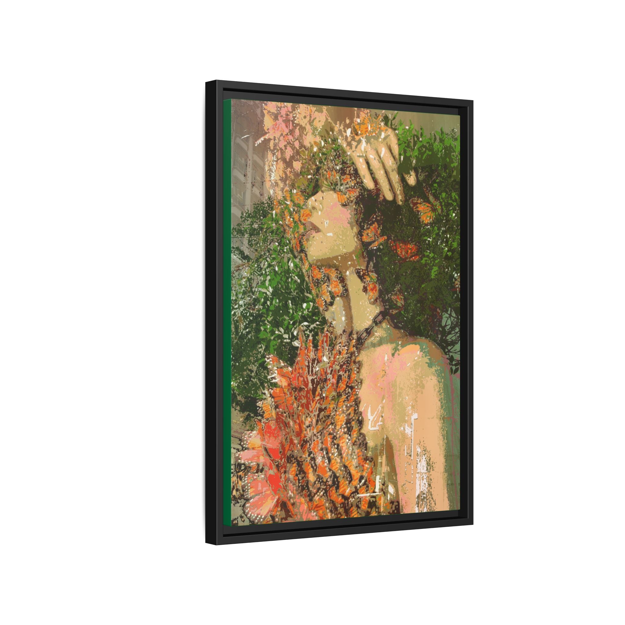 Green Goddess Matte Canvas (Framed)