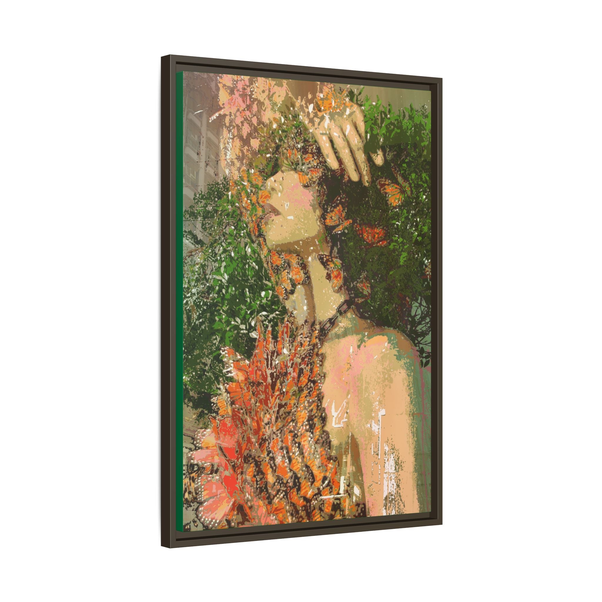Green Goddess Matte Canvas (Framed)