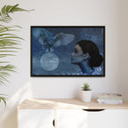 Moon Owl Matte Canvas (Framed)