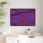 Holy Hot Pink and Horny Matte Canvas (Framed)