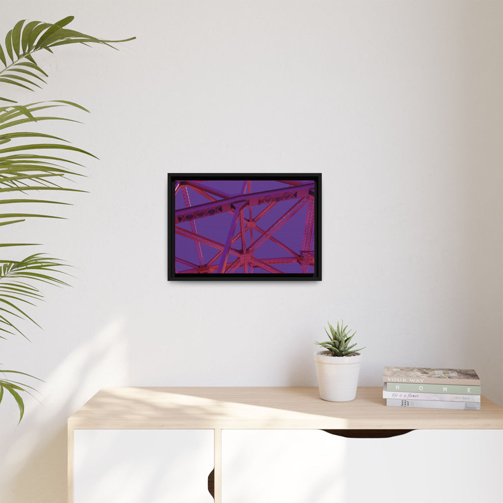 Holy Hot Pink and Horny Matte Canvas (Framed)