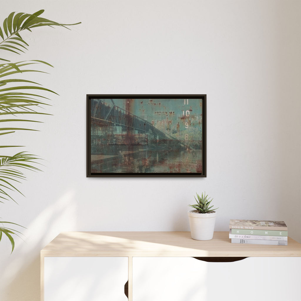 Urban River Rust Matte Canvas (Framed)