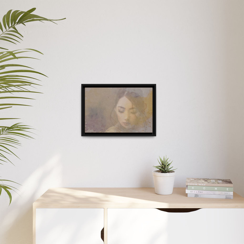 Reading the Leaves Matte Canvas (Framed)