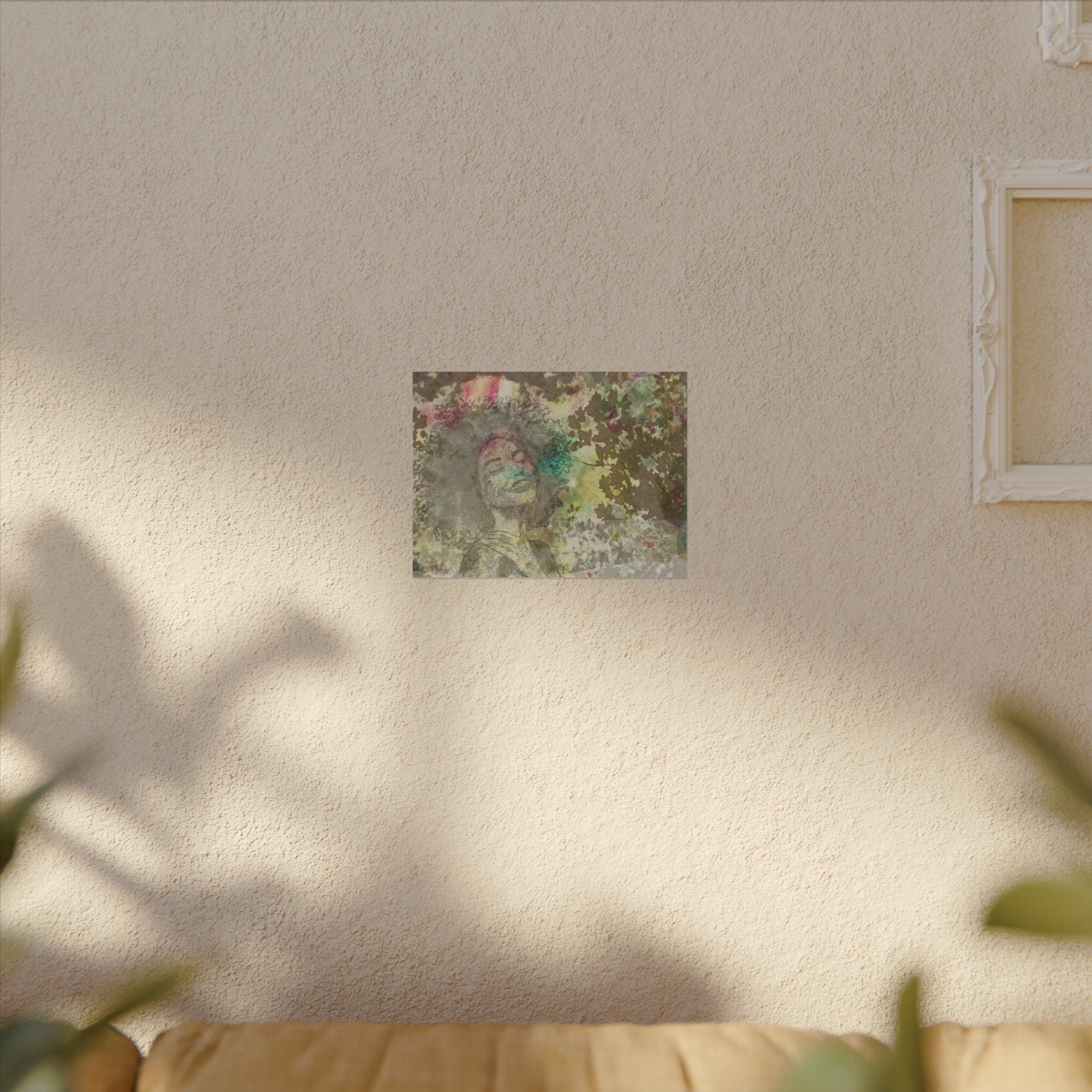 Joy Watercolor Poster — Textured Matte Art Print