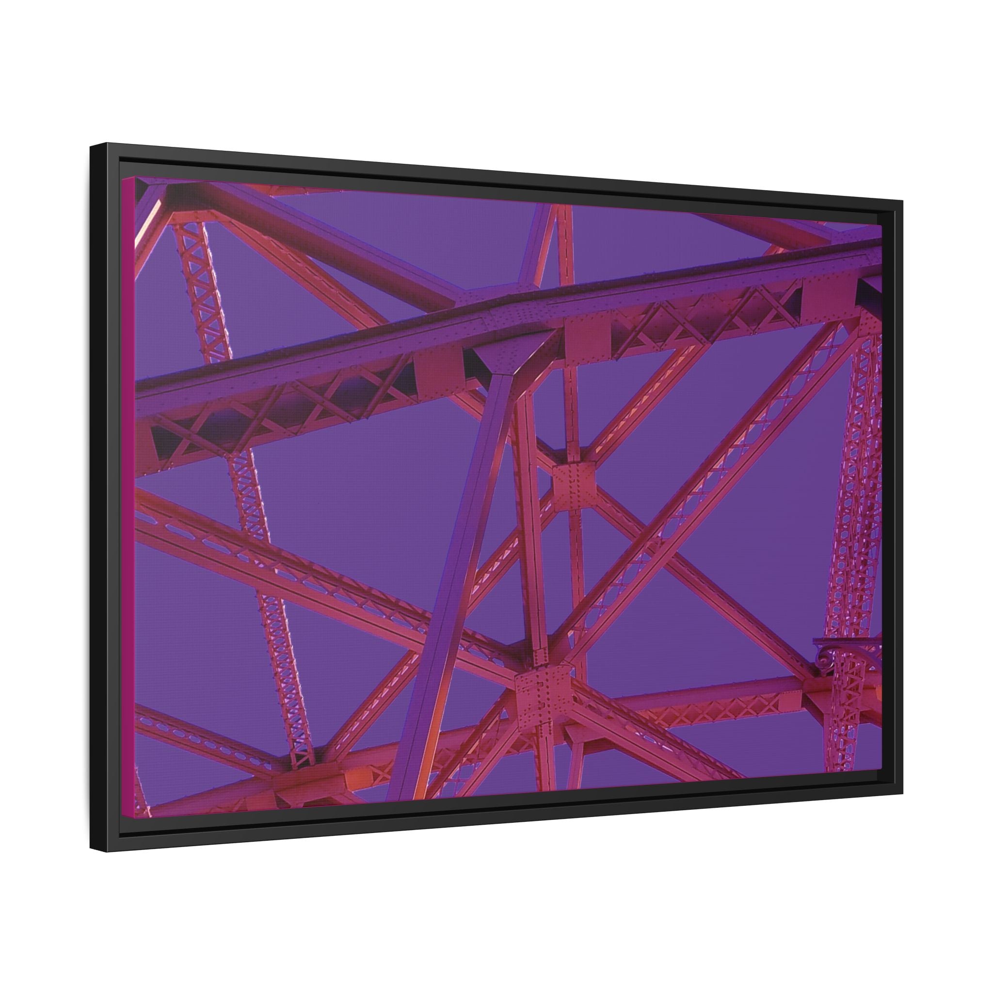 Holy Hot Pink and Horny Matte Canvas (Framed)