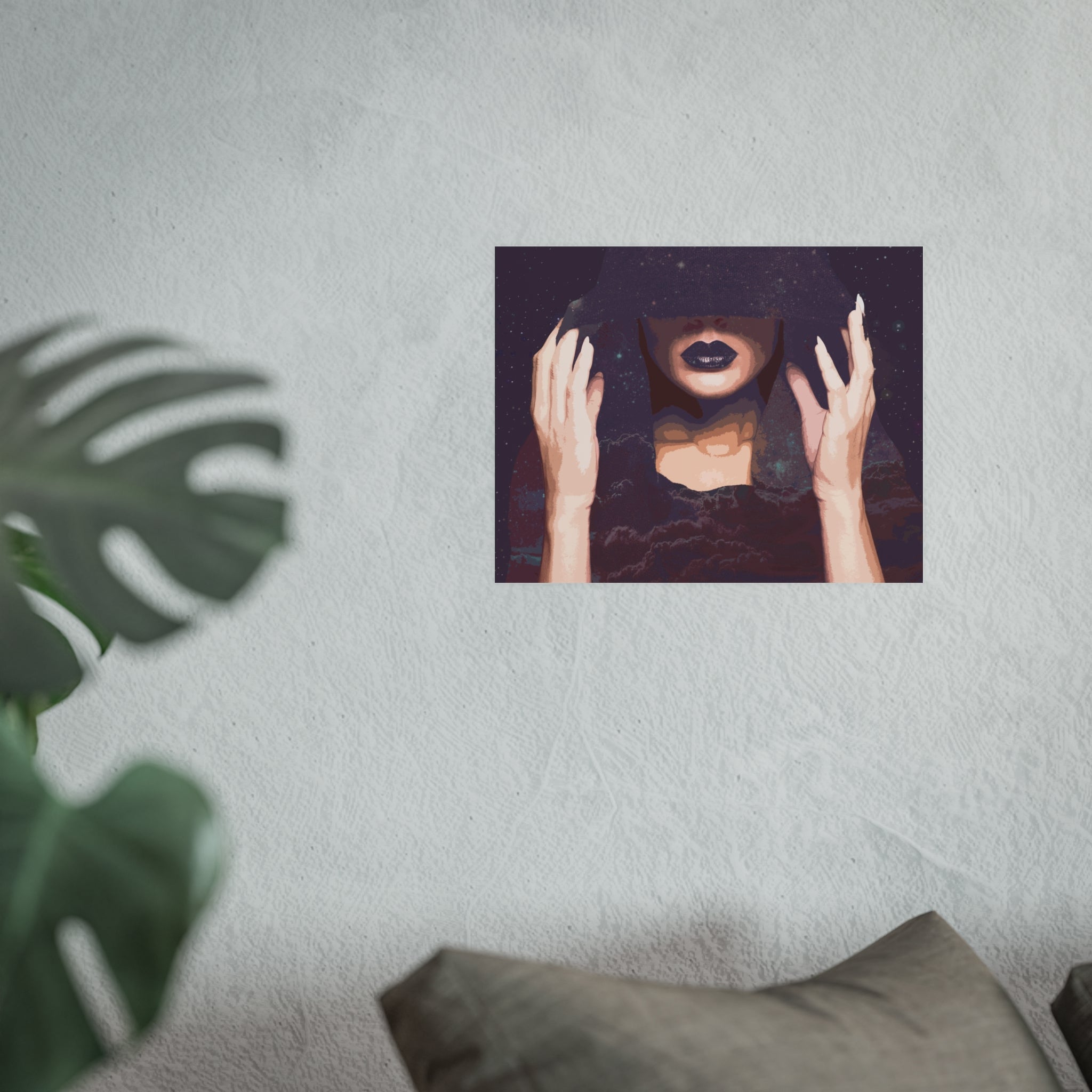 Dusk Preparing Poster – Cosmic Mandala Satin/Matte Art Print