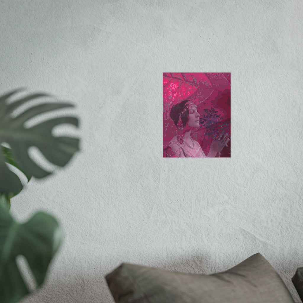 Vibrant Memory Poster – Cosmic Mandala Satin/Matte Art Print