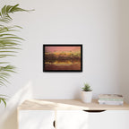 I Stayed Up All Night and All I Got Was This Glorious Sunrise Canvas (Framed)