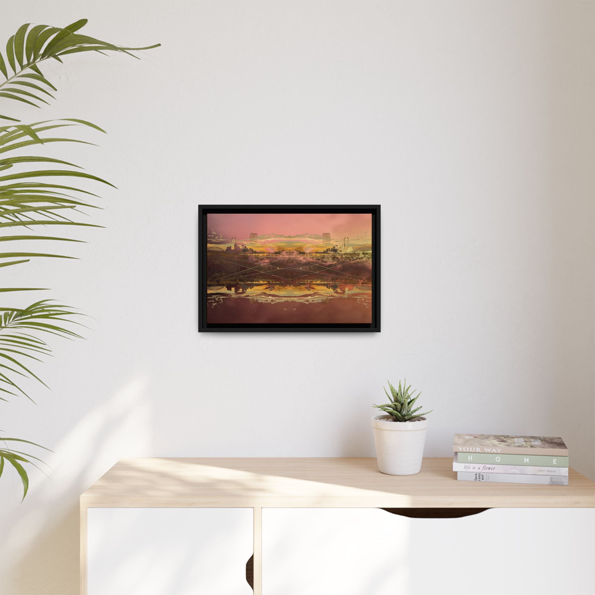 I Stayed Up All Night and All I Got Was This Glorious Sunrise Canvas (Framed)
