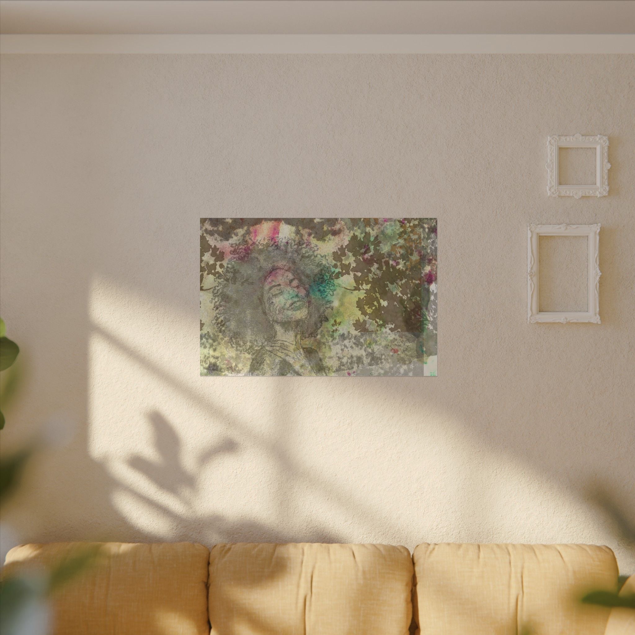Joy Watercolor Poster — Textured Matte Art Print