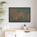 Golden Magnolia Canvas (Framed)