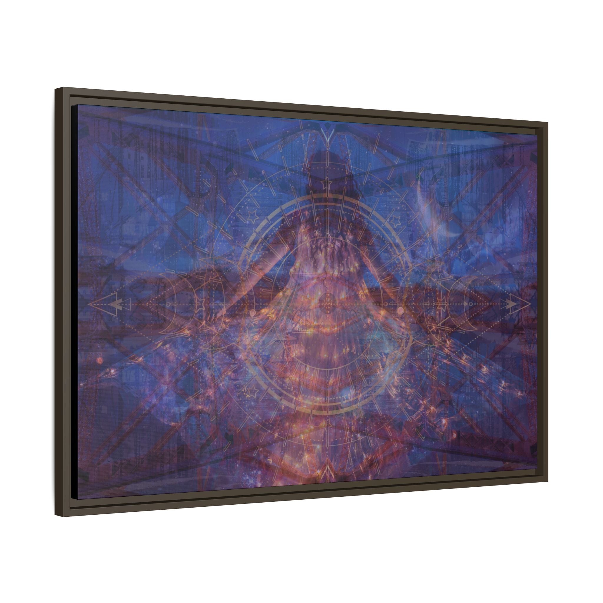 Midnight Sun Matte Canvas (Framed)