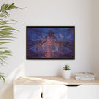 Midnight Sun Matte Canvas (Framed)