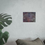 Quan Yin in Magnolia Poster – Cosmic Mandala Satin/Matte Art Print