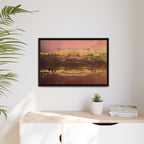I Stayed Up All Night and All I Got Was This Glorious Sunrise Canvas (Framed)