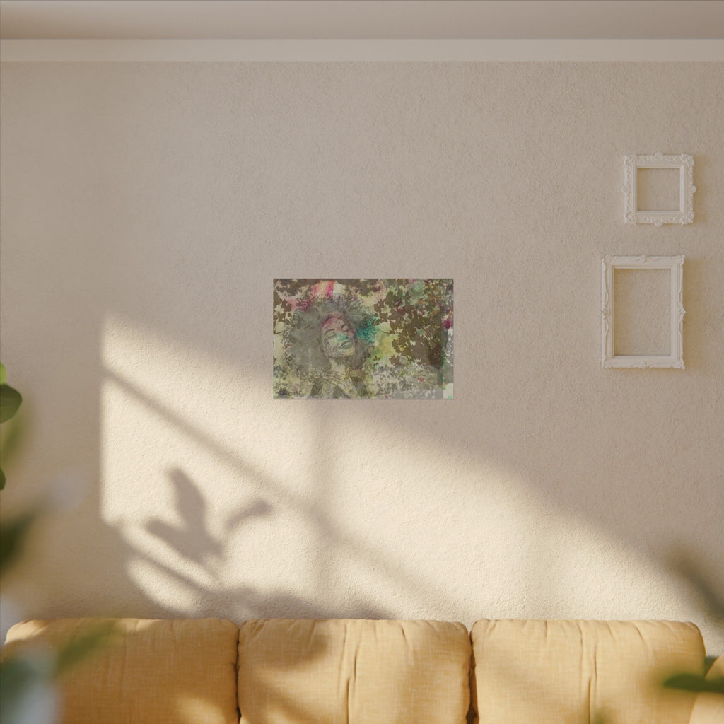 Joy Watercolor Poster — Textured Matte Art Print