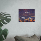 Becoming Geometry Poster – Cosmic Mandala Satin/Matte Art Print