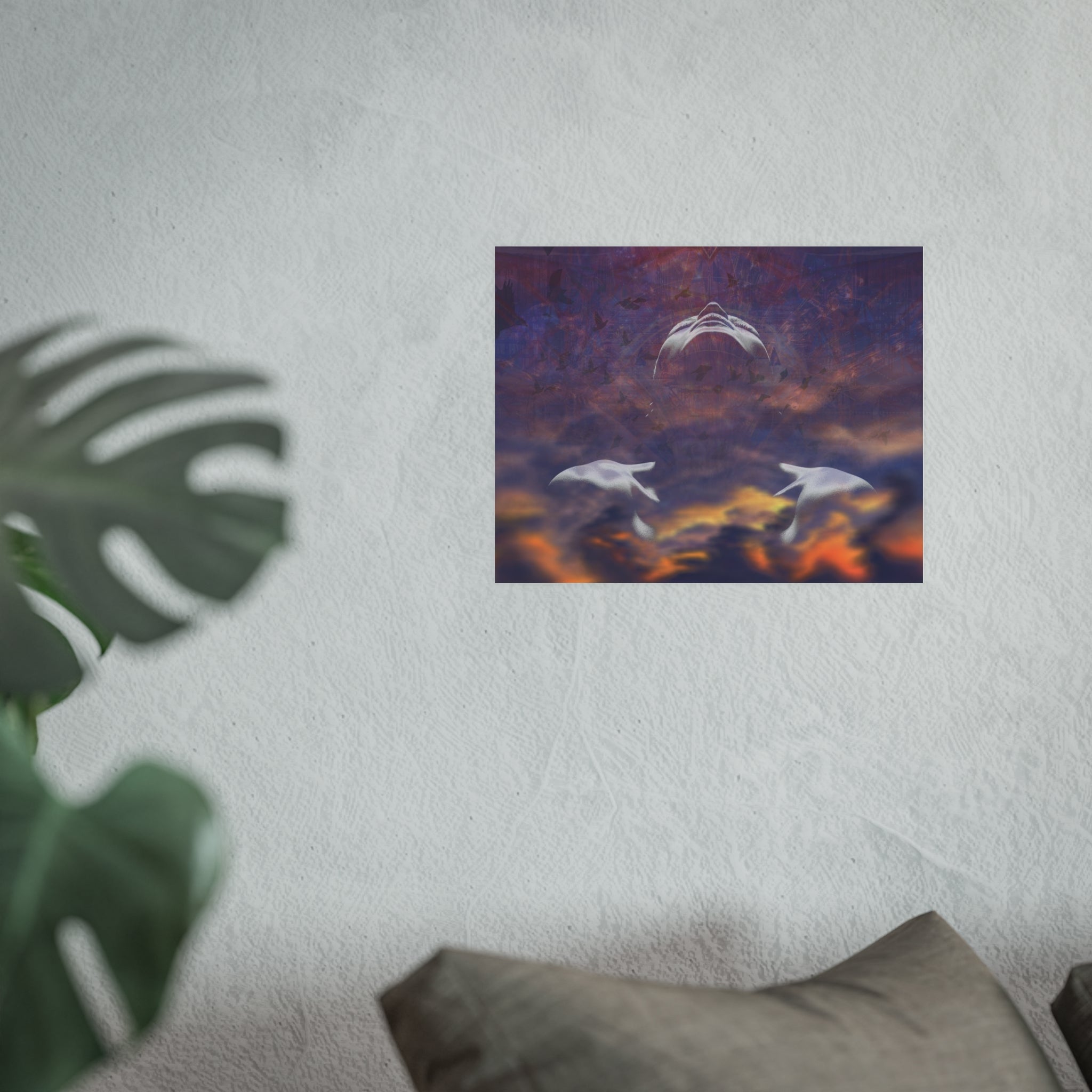 Becoming Geometry Poster – Cosmic Mandala Satin/Matte Art Print