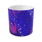 Electric Blue Leaf Plant Pot