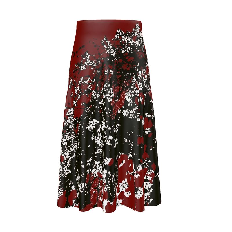 Mad Blossoms Midi Skirt