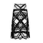 Hot Metal Midi Skirt