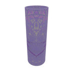 Purple Leaf Glass Vase