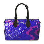 Electric Blue Leaf Duffle bag