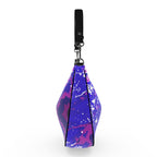 Electric Blue Leaf Curve Hobo Bag
