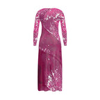 Pink Leaf Ladies Cardigan SHORT/LONG