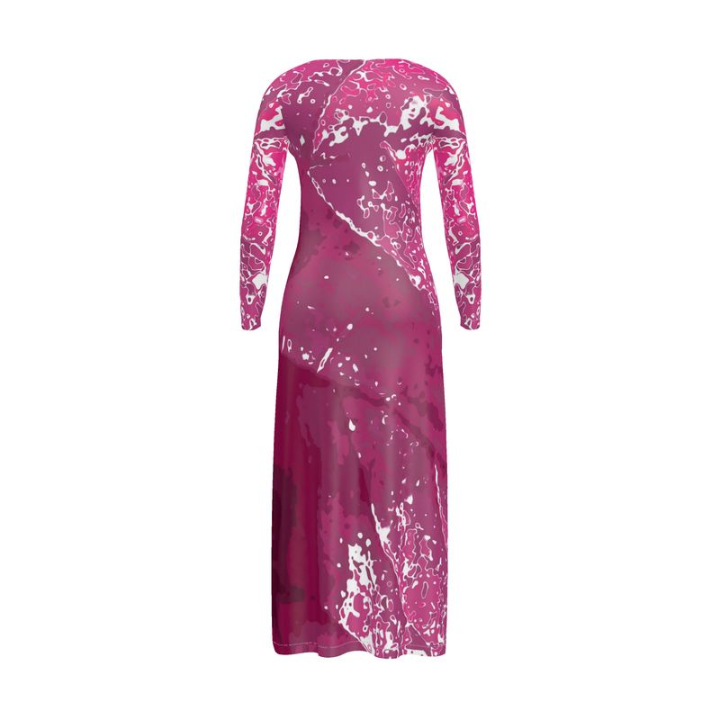Pink Leaf Ladies Cardigan SHORT/LONG
