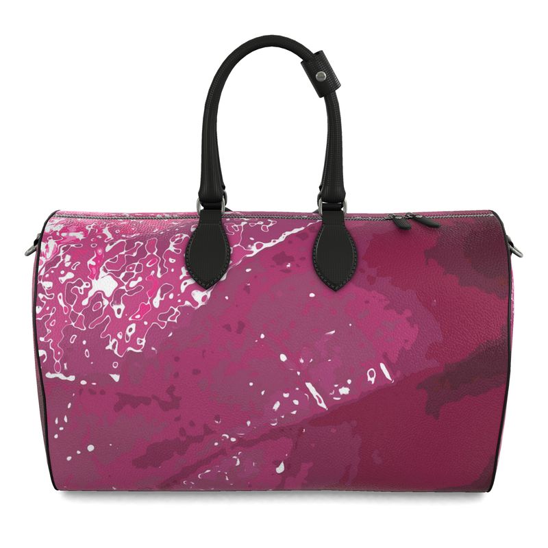 Pink Leaf Duffle bag